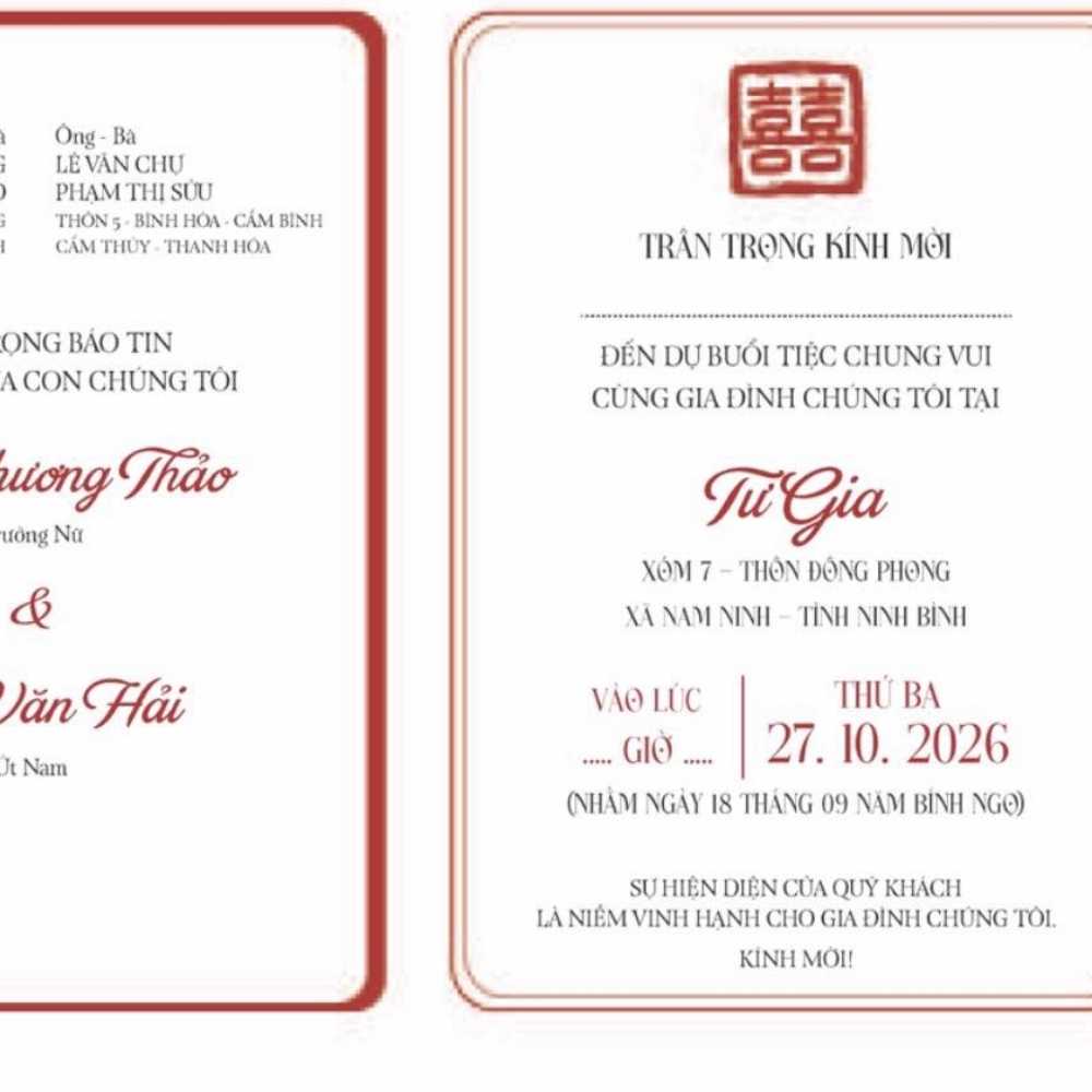 cao phương thảo & Lê văn hải
